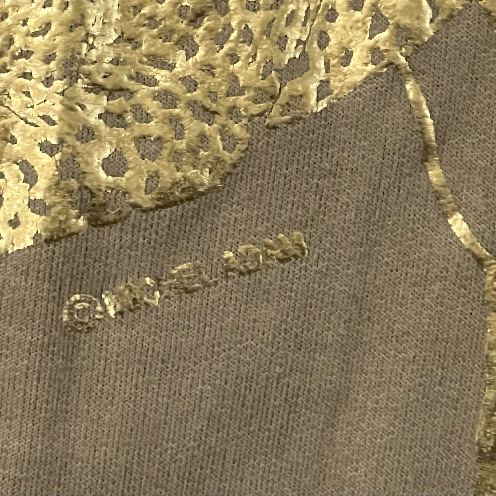 Michel‎ Adam leopard print, mock neck, dolman sleeves pullover sweater - Picture 5 of 12